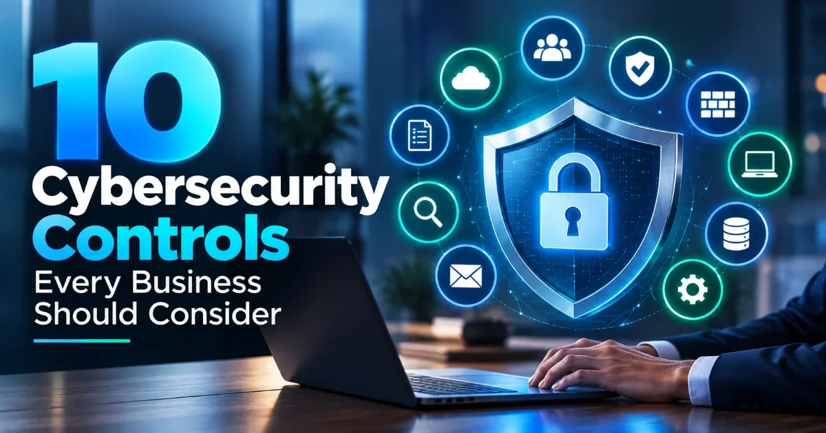 10 Cybersecurity Controls Every Business Should Consider