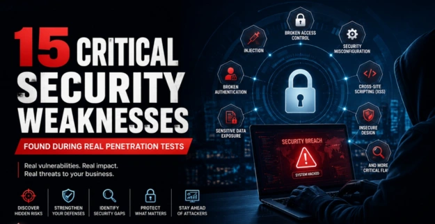15 Critical Security Weaknesses Found During Real Penetration Tests