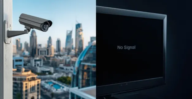  CCTV Shows Black Screen or No Signal 