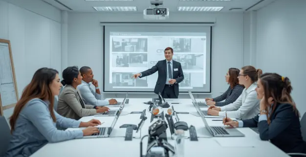 Training Employees on CCTV System 