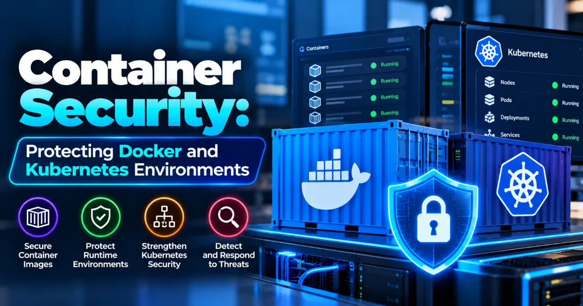 Container security protecting Docker and Kubernetes environments from cyber threats