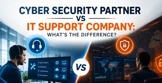 Cyber Security Partner vs IT Support Company: What's the Difference?