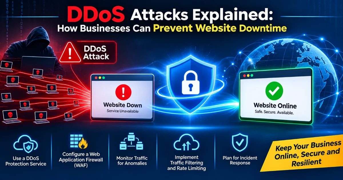DDoS attacks and website protection strategies