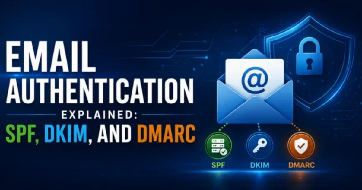 Email Authentication explained with SPF, DKIM, and DMARC for business email security