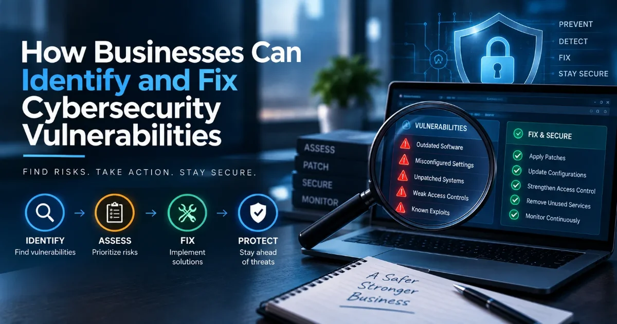 How Businesses Can Identify and Fix Cybersecurity Vulnerabilities