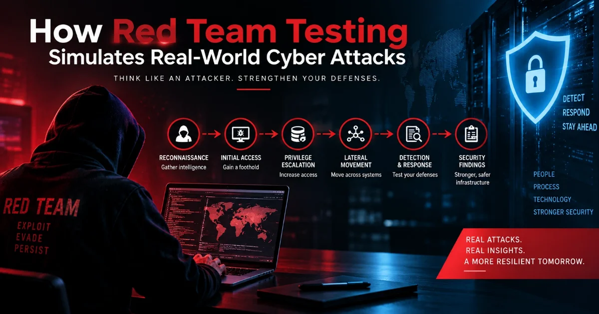How Red Team Testing Simulates Real-World Cyber Attacks