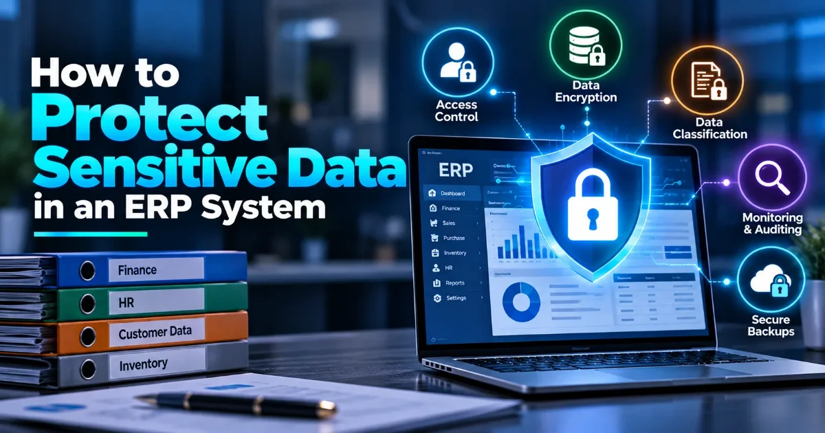 How to protect sensitive data in an ERP system