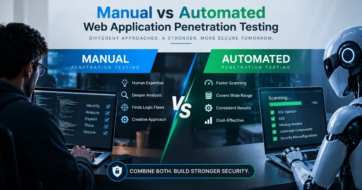 Manual vs Automated Web Application Penetration Testing