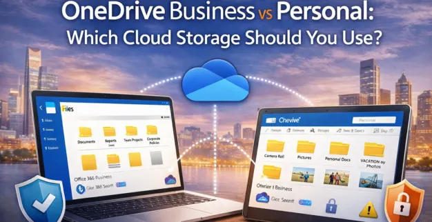OneDrive Business vs Personal Cloud Storage Comparison