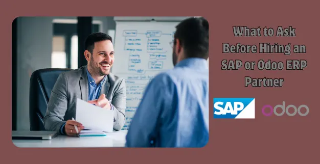 SAP or Odoo ERP Partner questions