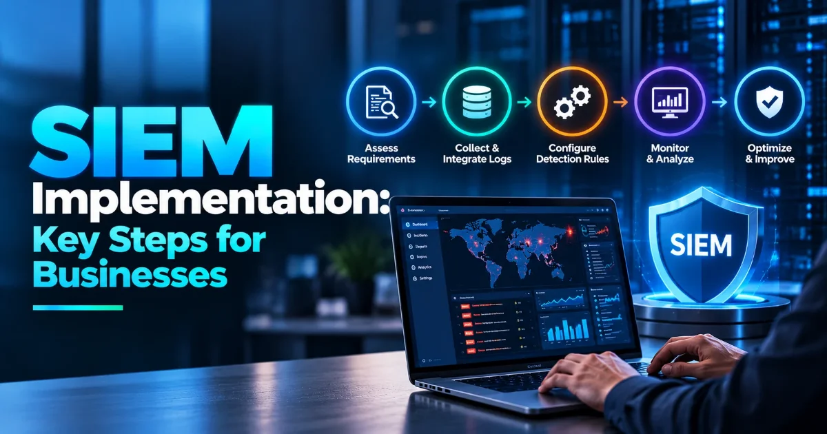SIEM implementation key steps for businesses