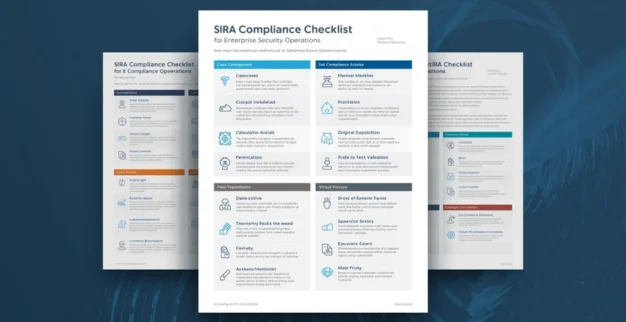 SIRA Compliance Checklist